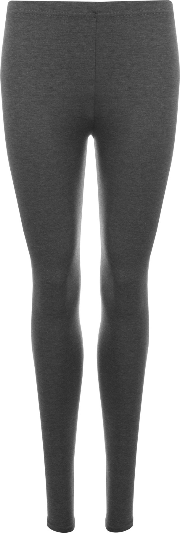 Wearall Women's Dark Grey Stretch Long Leggings Plus Size 32/34