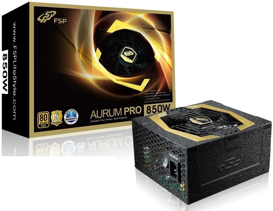 FSP Aurum Pro AU-850PRO 850W Semi Modular Power Supply