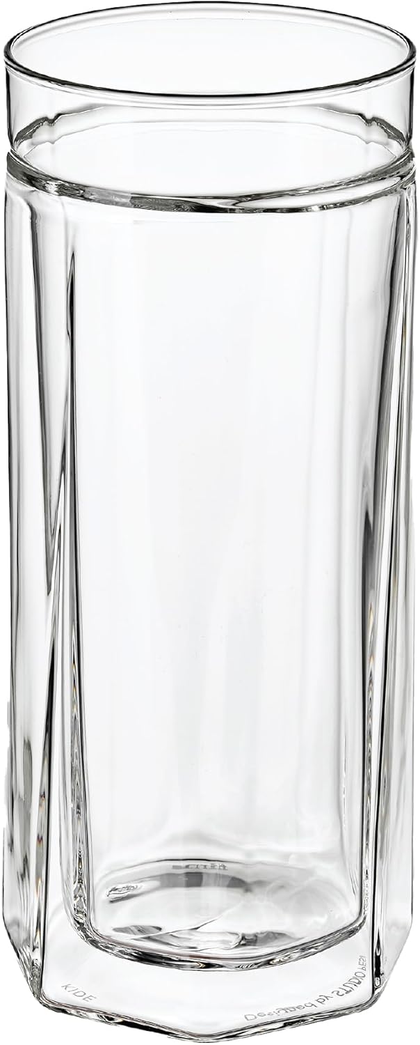 Kide Glass, Crystal Clear, 420ml Capacity, Double Wall