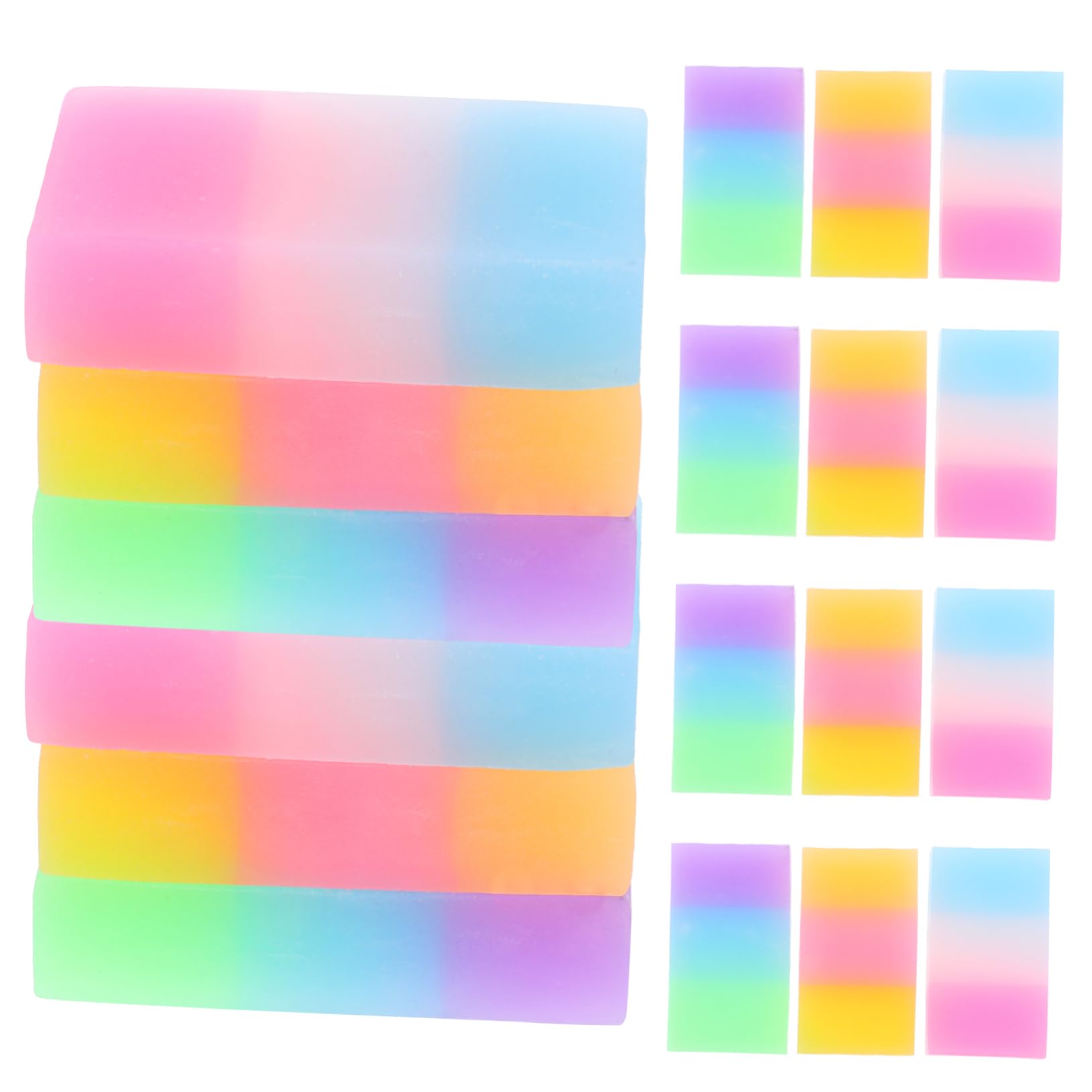 Gomme da Cancellare Jelly 36pezzi Tpr Stile Cartoon per Scuola | Jelly Erasers, Portable Drawing Erasers, Cute Erasers For Drawing, Decorazioni Scuola