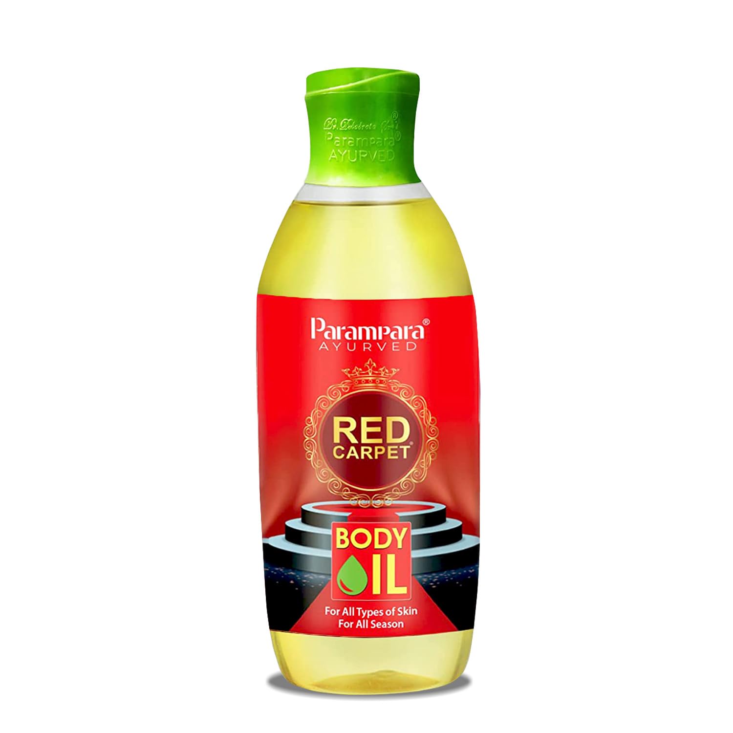 Parampara Ayurved Red Carpet Body Oil | Sandalwood, Neem & Kesar | Deep Hydration & Glow | Anti-Aging & Dark Spot Reduction | Ayurvedic Herbal Massage Oil | Dryness & Itch Relief | Even Skin Tone | 1L-picture-33