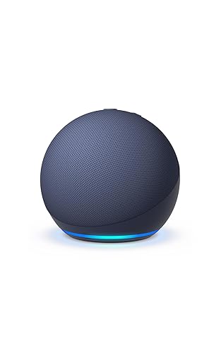 Amazon Echo Dot (newest model) - Vibrant sounding speaker with Alexa+ Early Access, Great for bedrooms, dining rooms and offices, Deep Sea Blue - Deep Sea Blue - Device only