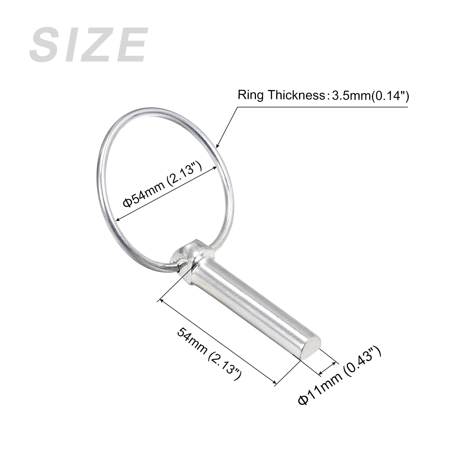 りんさん専用 Amazon.co.jp: METALLIXITY リンチピン リング付き 11 mm x 54