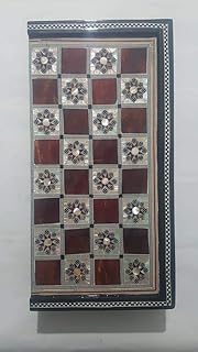 طاولة شطرنج مصنوعة يدويا من الصدف، جميع الاعمار