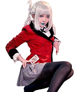 Amazon | 漫刺COS ウィッグ付き 桃喰 綺羅莉 コスプレ 賭