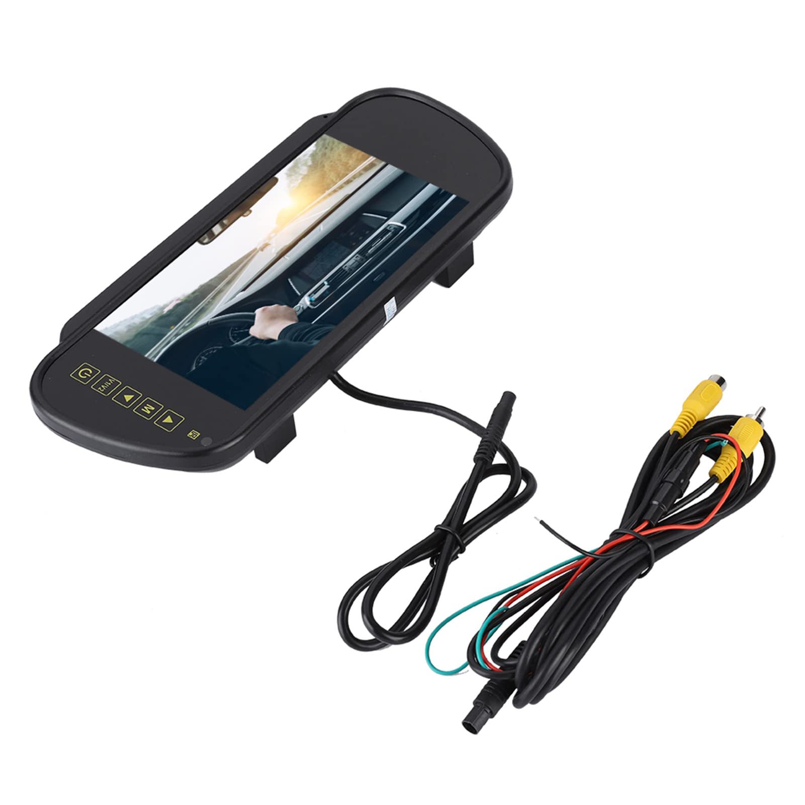 Monitor de Espejo Retrovisor ViRear, Pantalla LCD de 7 Pulgadas, Espejos, Cámara, Cámara de Tablero, Monitor de Espejo Retrovisor 30 × 17 × 6, Pantalla LCD de 7 Pulgadas, Monitor