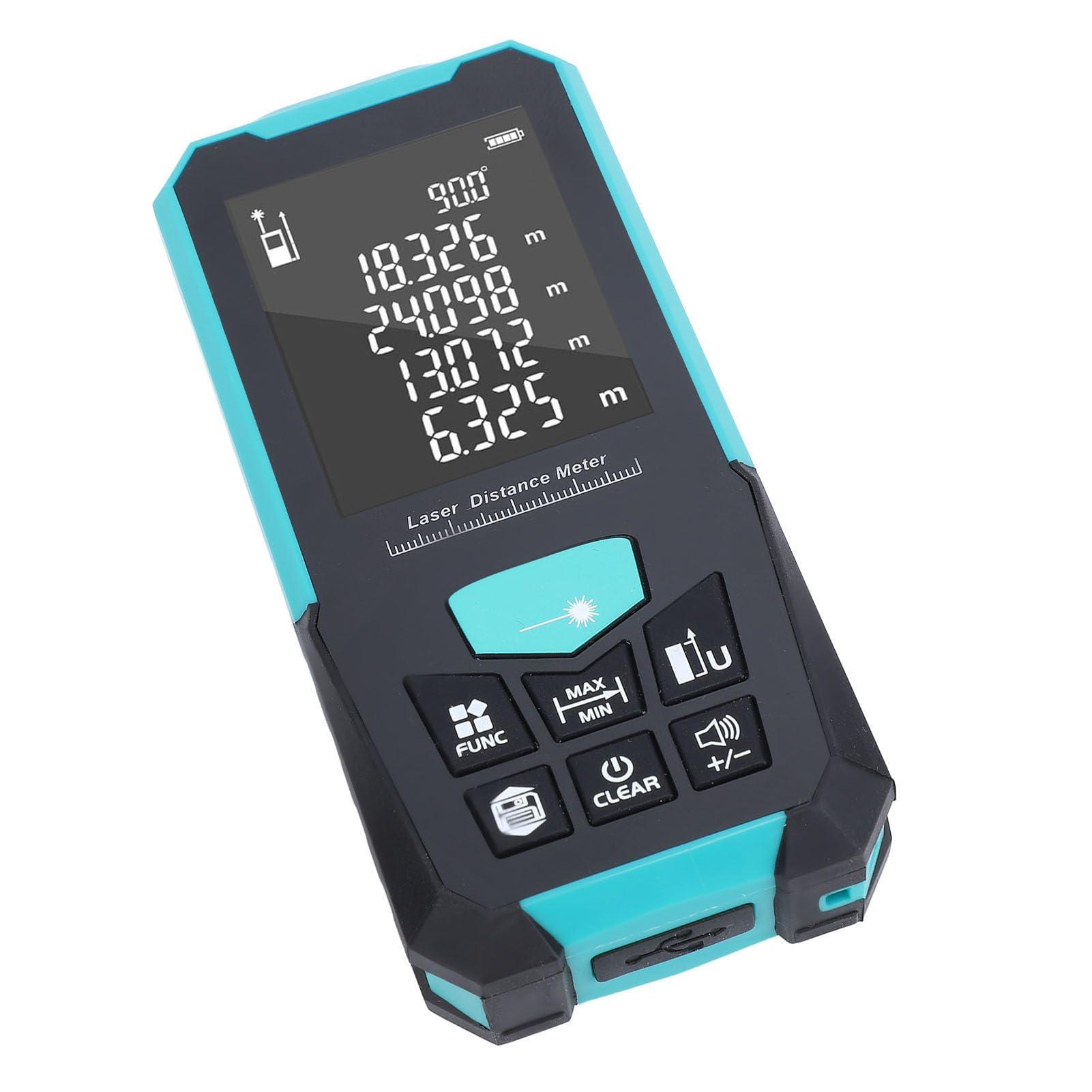 Outil de Mesure numérique 0.05-120M, Portable, Haute précision, écran LCD rétroéclairé de 2.4 Pouces, télémètre Multifonctionnel