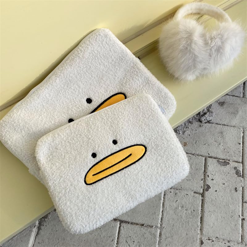 Funda Puffy para Portátil Cutecore Y2K Diseño Pato Blanca miniatura 5