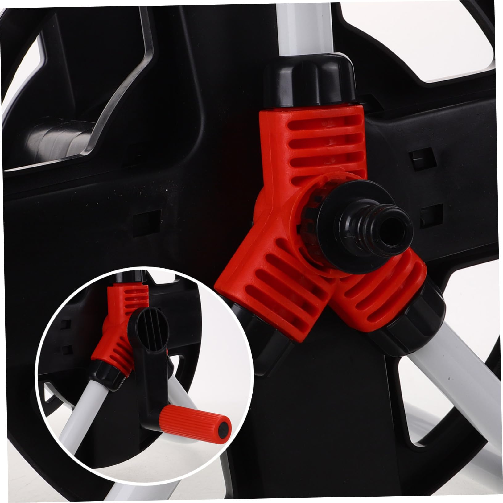 Soporte para Carrete de Manguera de Alta Resistencia Estante de Almacenamiento para Mangueras de Jardín Material Pp Resistente Diseño Versátil Que Ahorra Tamaño Color