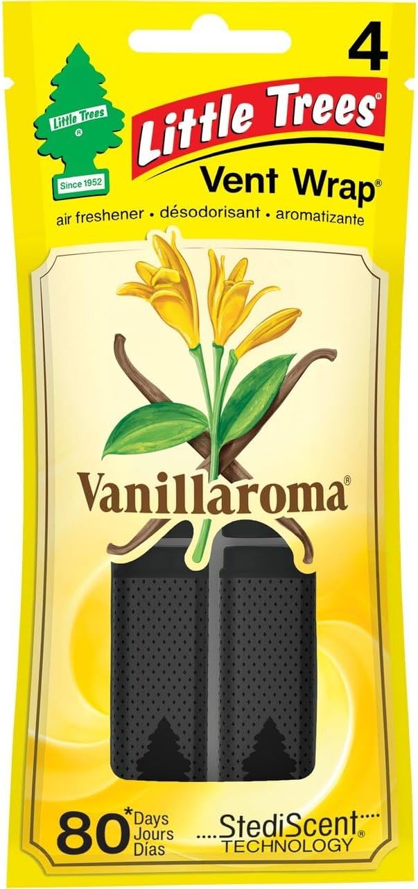 Little Trees CTK-52232-24 16 Pack Vent Wrap Vanillaroma (4-Pack), 16 Pack