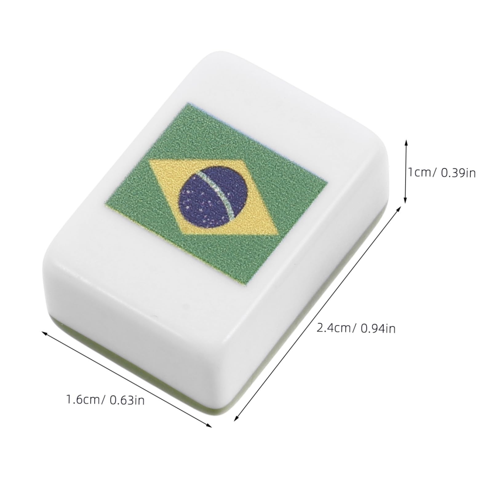 Hohopeti 48 Stück Mahjong Spielset für Erwachsene und Kinder Langlebige Kunststoff Mahjong Steine mit Nationalflaggen Design Vielseitig für Picknick und Familienspiele