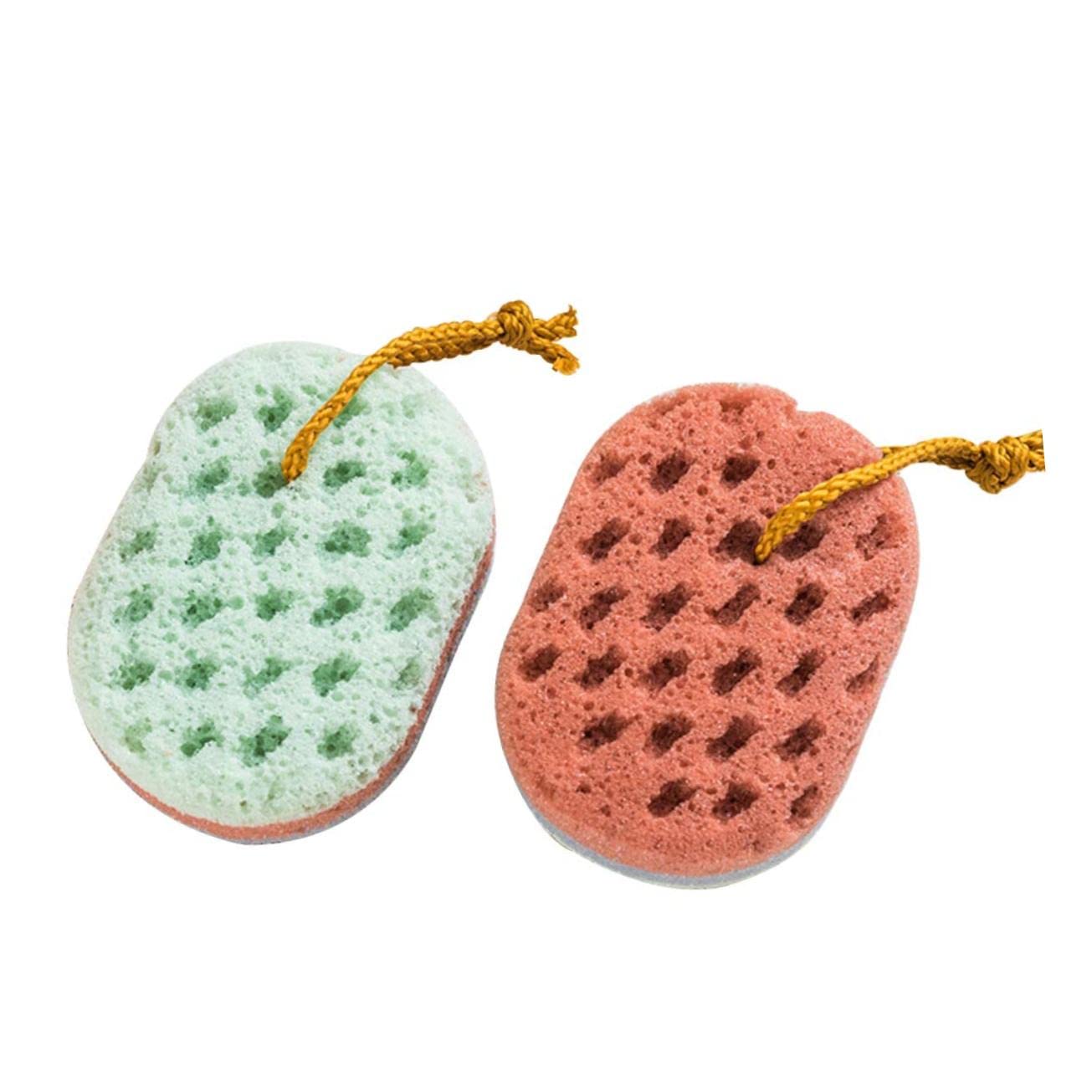 FRCOLOR 6piezas Esponjas De Marinas Macarons De Exfoliantes Para Cuerpo Para y