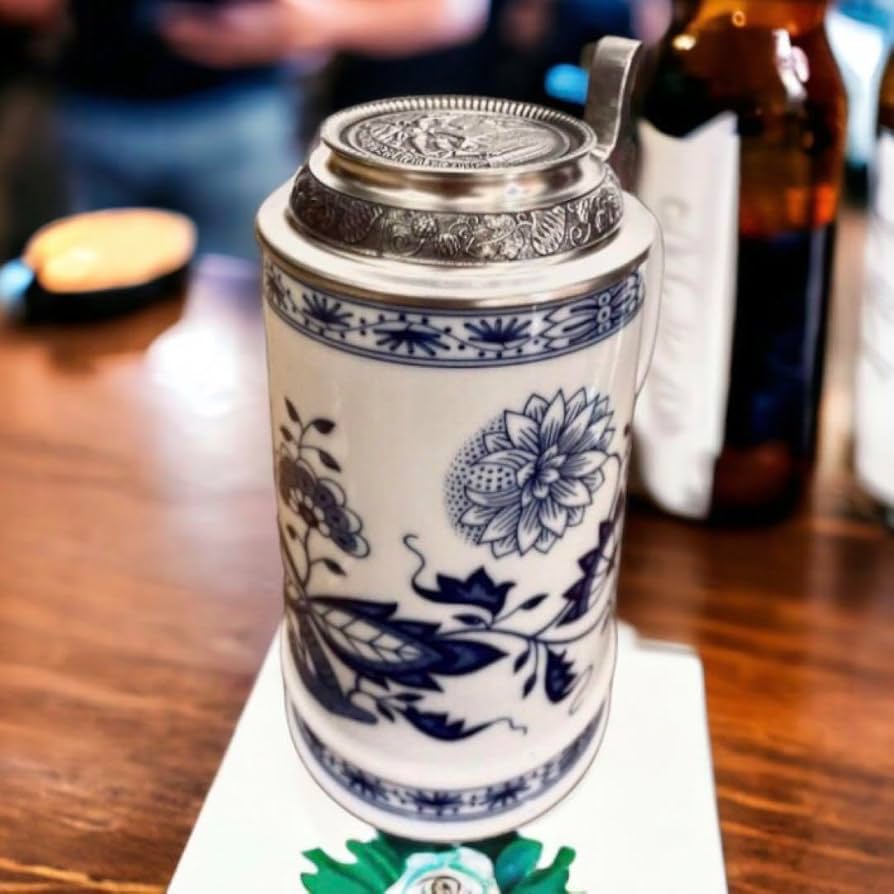 1980年 キリンビアマグコレクション ブルーオニオン ドイツ製 ビアジョッキ Amazon.co.jp: 1980年 キリンビアマグコレクション ブルー