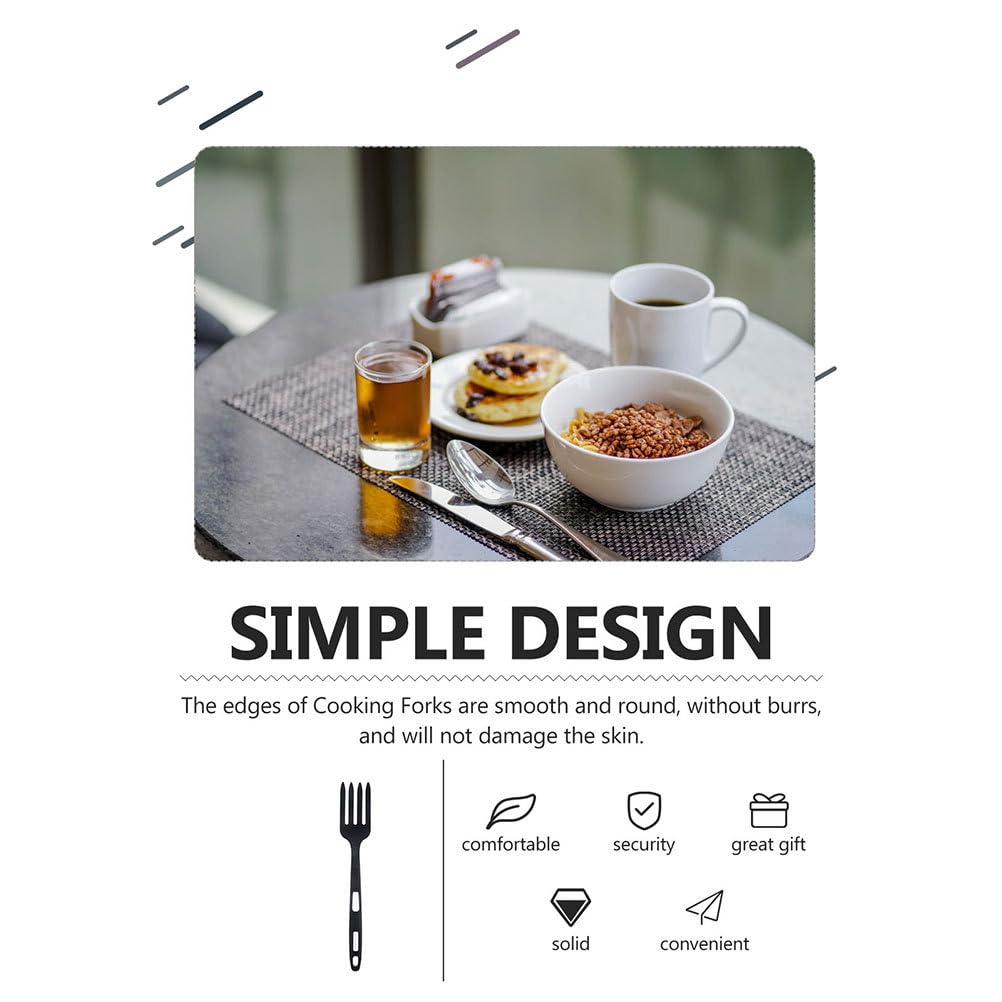 Amosfun Flexible Silikongabeln aus Silikon zum Kochen 2 Stück Hitzebeständige Pastagabel Große Küchen Gadgets für Pasta und Servieren