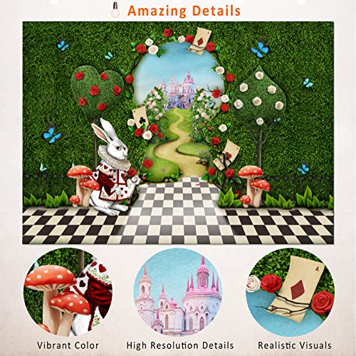 Fondo Wonderland para Fotografía de Cumpleaños 5x3ft miniatura 2