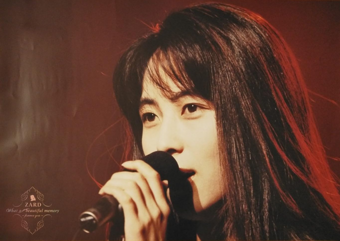 ZARD 白 ポスター B2サイズ ポスター ZARD 告知ポスター 息もできない B2サイズ - ロックオンキング