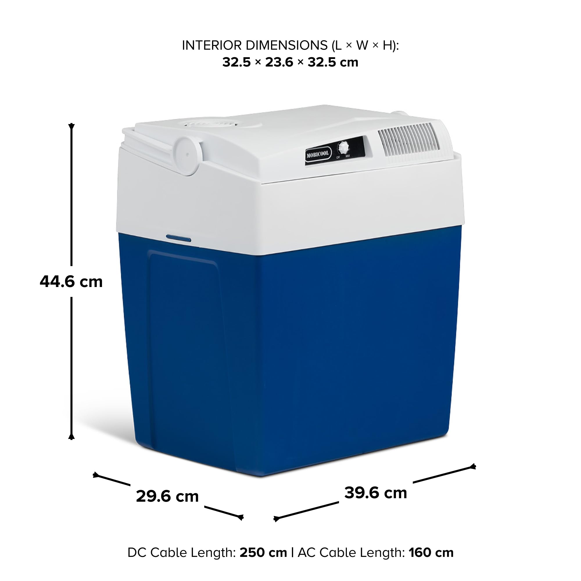 Mobicool ME27 elektrische Kühlbox 12V 230V 26L Mini-Kühlschrank Camping Auto tragbar