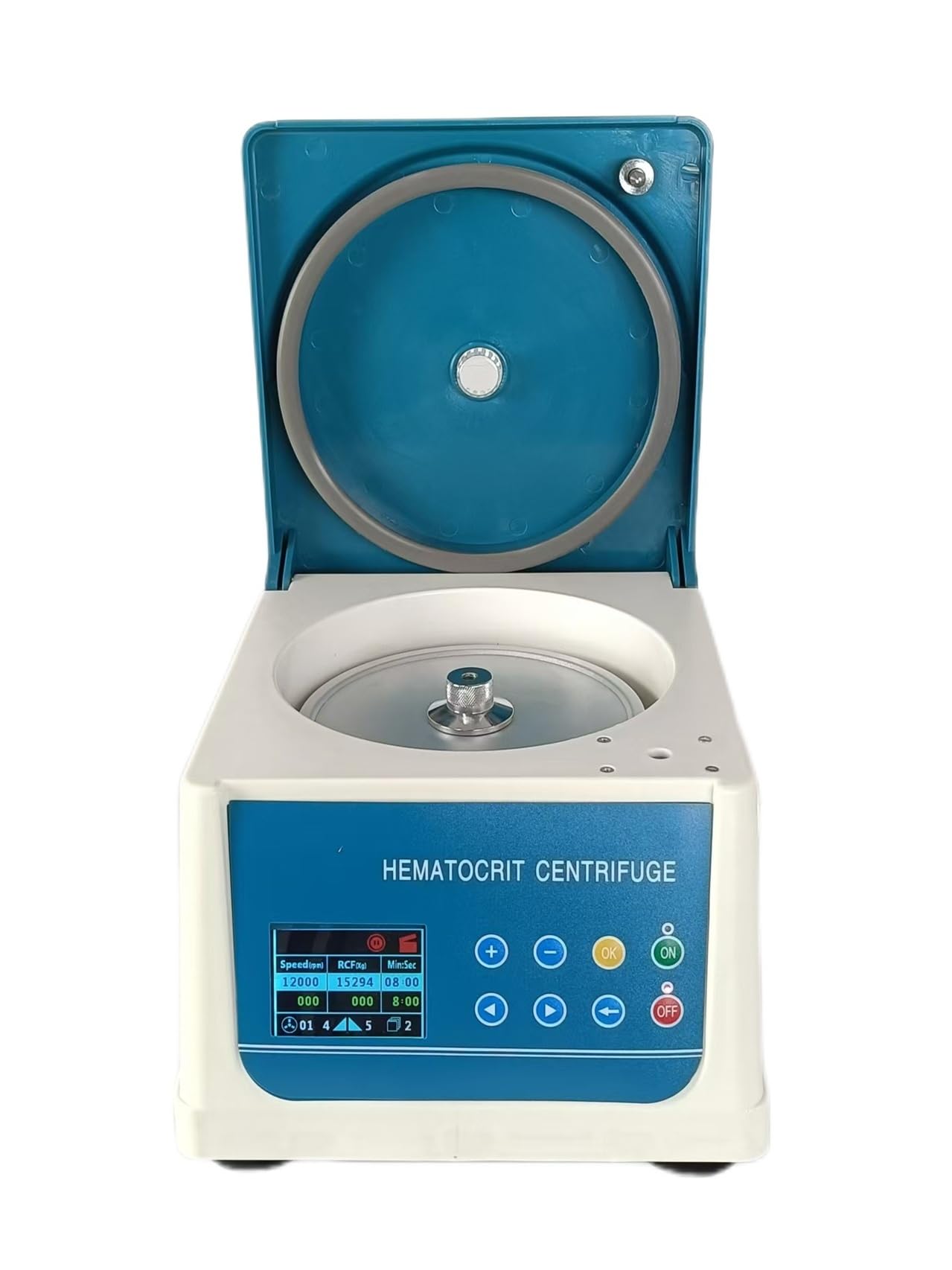 Centrifugadora de sobremesa de laboratorio HC-12C, máquina centrífuga eléctrica RCF 17200xg de 13000RPM con control por microcomputadora Control de velocidad
