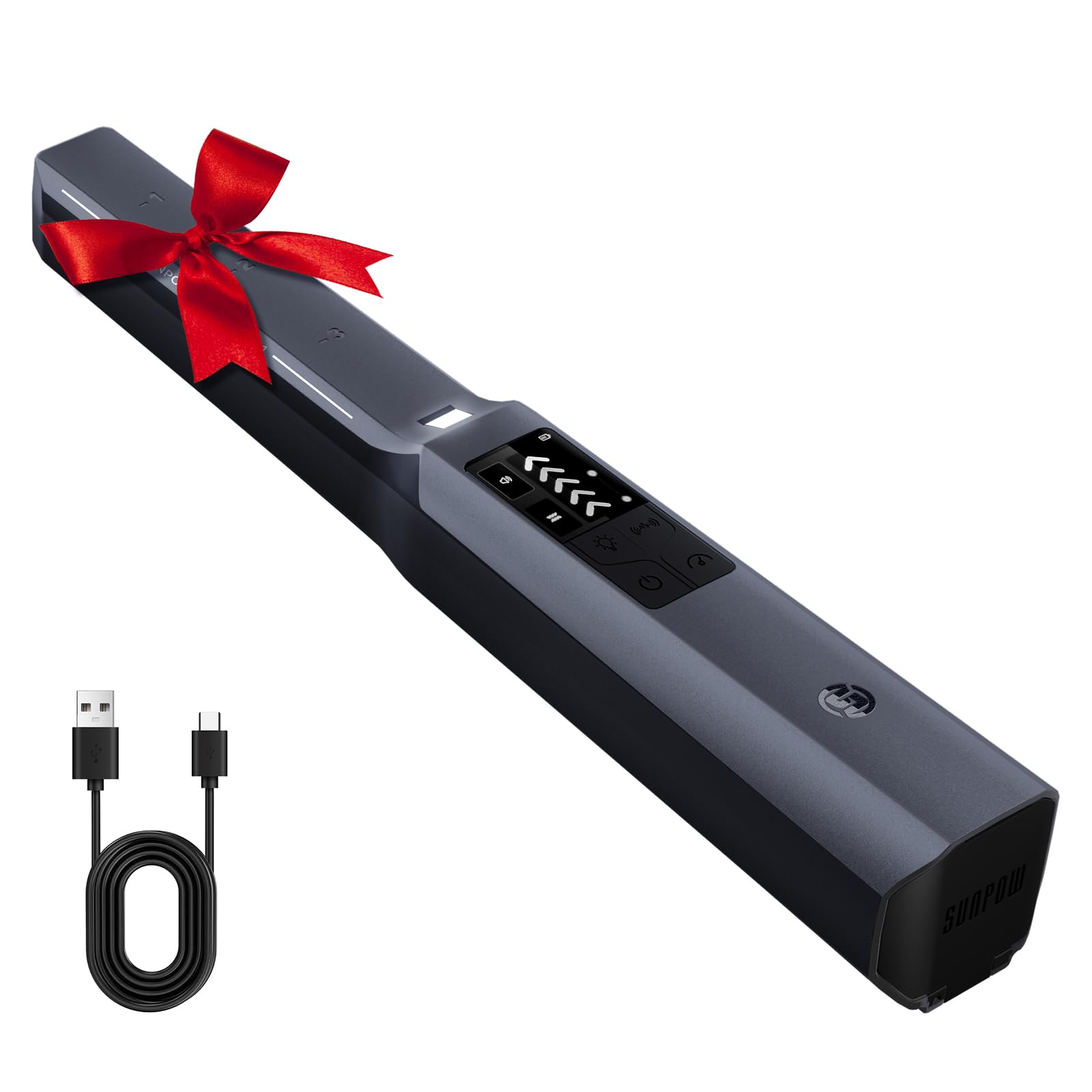 SUNPOW Pinpointer Metalldetektor Profi Exklusiv für Erwachsene,800MAH Wiederaufladbare Lithium Batterie, Voll IP68 Wasserdicht, Upgraded Chip & LCD Bildschirm, 4 Modi, 3 Licht mit SOS