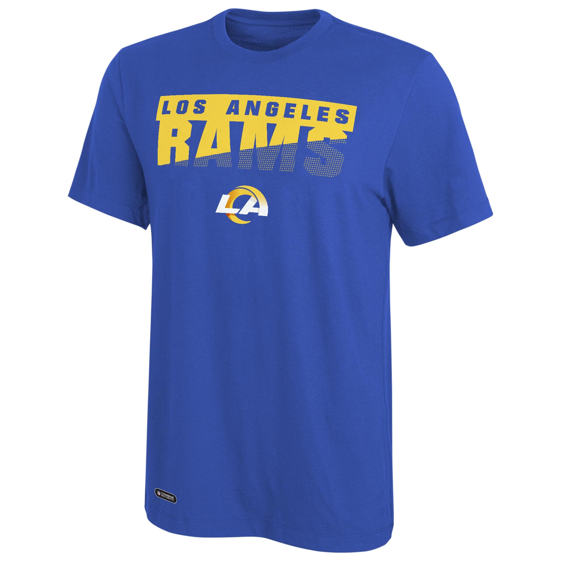 NFL Men's Scoreboard Dri-Tek Short Sleeve Tee, Los Angeles Rams X-Large