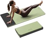 ILILI Tapis de yoga pliable, 10mm Épais, TPE Matériel, extra long 75"L x 26"W, doux et confortable tapis pliant 0.4 Inches, facile à transporter et à conserver, 190*66cm Utilisation multifonctionnelle portable pour le yoga, l'exercice à domicile & Extérieur