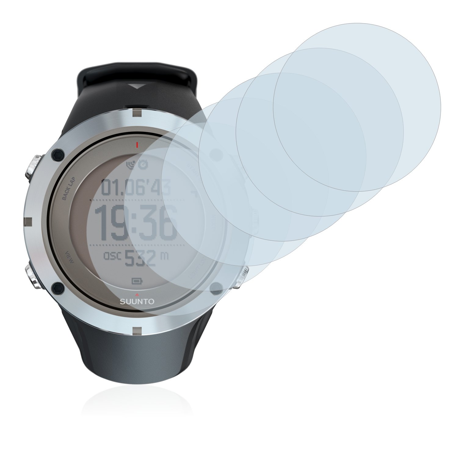 6 Pellicole Protettive Antiriflesso Dipos Per Suunto Ambit 3 Peak HR – Trasparenti E Opache, Made In Germany