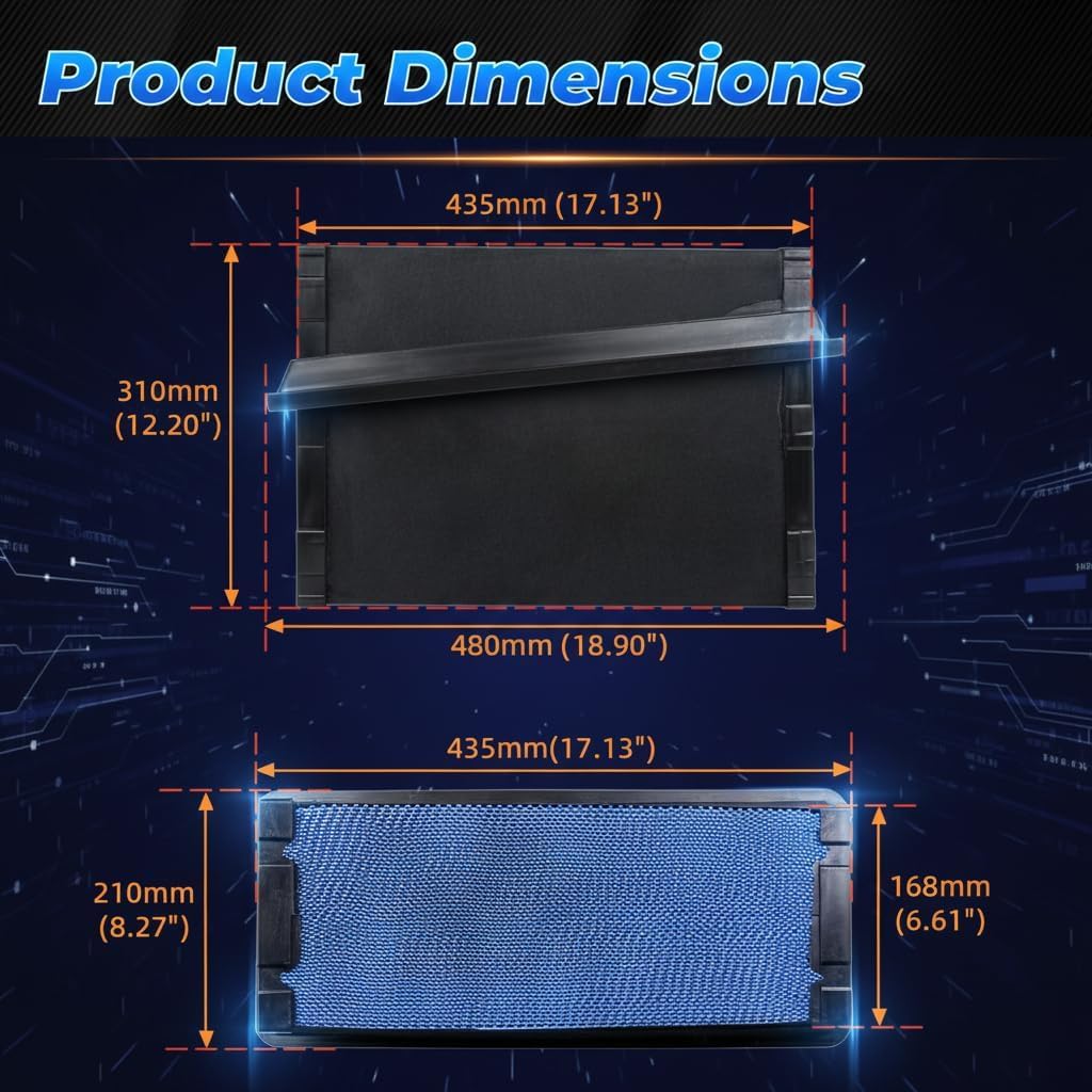 P621725 Air Filter Compatible with Kenworth T680 T880, Peterbilt 567 579 Models Replaces LAF6725 P637453 PA32000 WA11058 501058