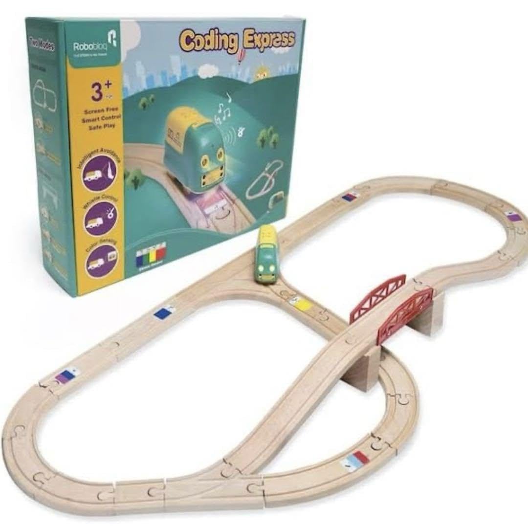 Amazon.co.jp: 知育玩具 電車型学習ロボット Qレール Coding Express 