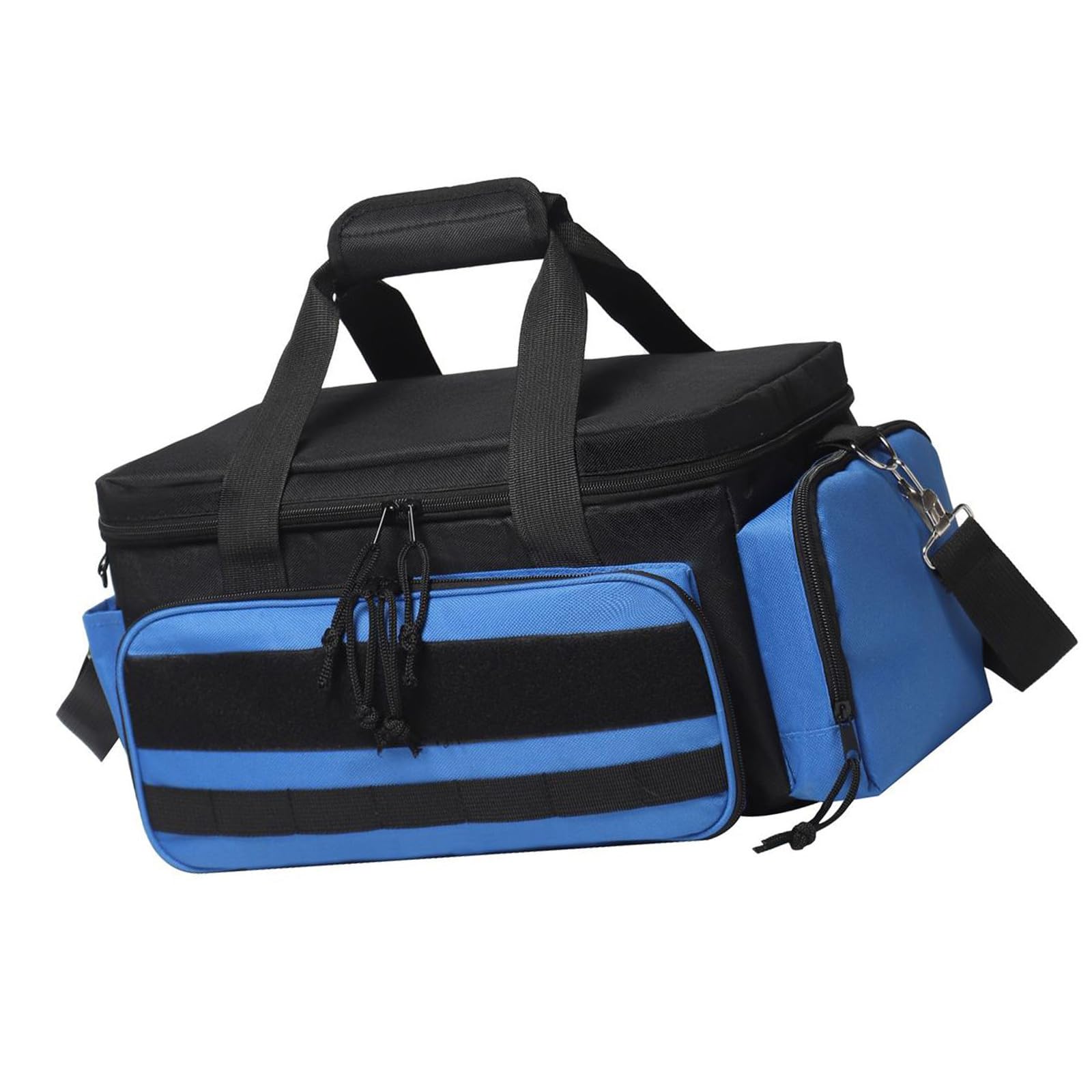 Organized 14Inch Nylon Fabric Tool Bag Heavy Duty Waterproof Design Spacious Capacity Carry Strap User Friendly Heavy Duty Bag
