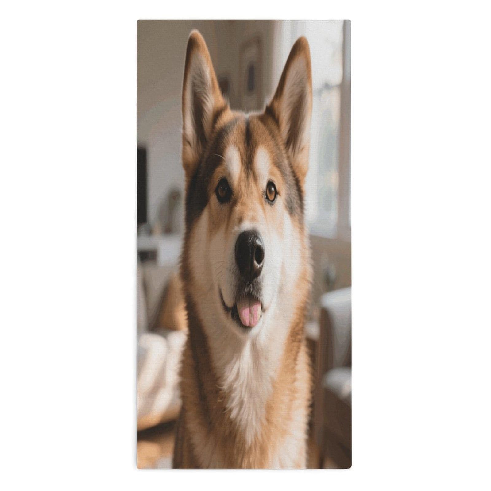 YUXBVKRS Cute Dog Hand Towels for Bathroom 14x29 Inch