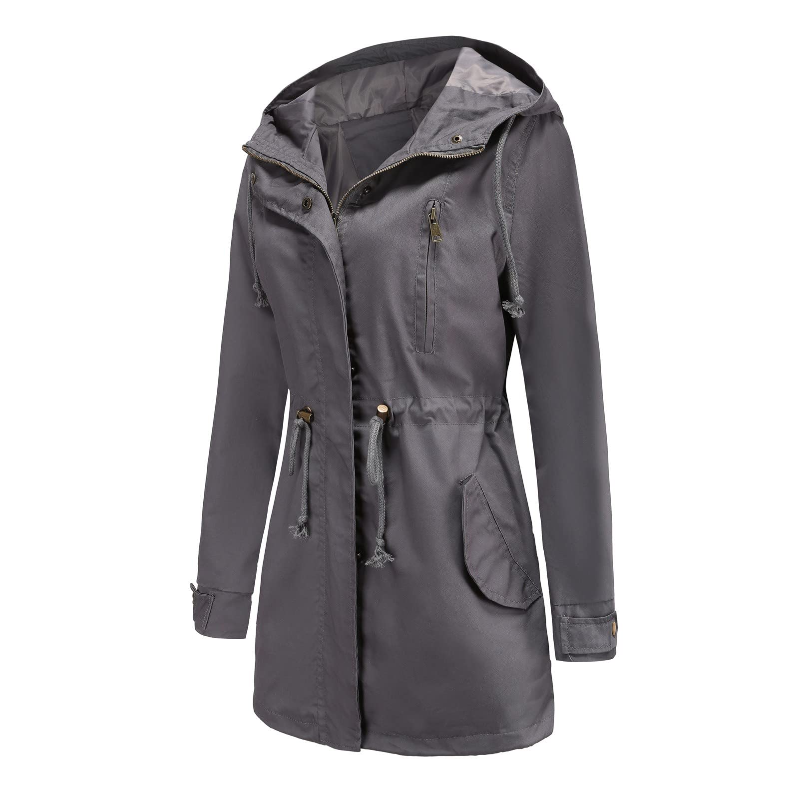 Giacca Leggera Da Donna Active Outdoor Trench A Con Cappuccio Leggero Taglie Forti Per Ragazze Cappotto Ragazza Invernale Vento Antivento Trekking Anti Pioggia Womens Rain Jacket