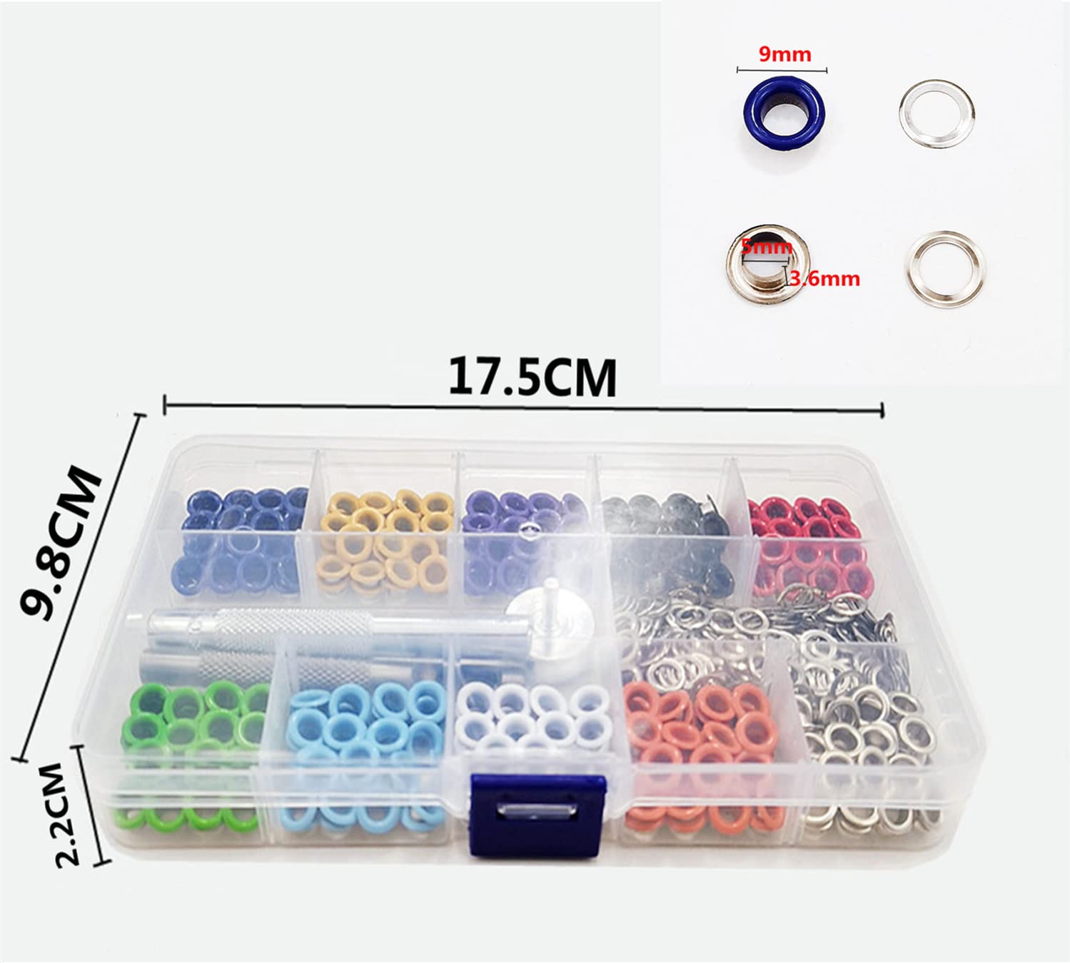 AMSXNOO Transparant Dekzeil met Doorvoertules, 0,3 mm Transparant PVC
