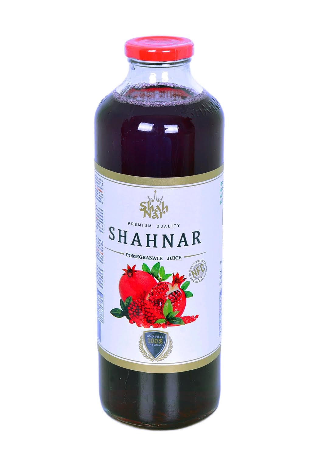 SHAHNAR 6 x 1L Granatapfelsaft – 100% Direktsaft aus Granatapfelkernen, Naturtrüb, Kaltgepresst, Ungefiltert, Ohne Zuckerzusatz, Premium-Qualität aus Aserbaidschan