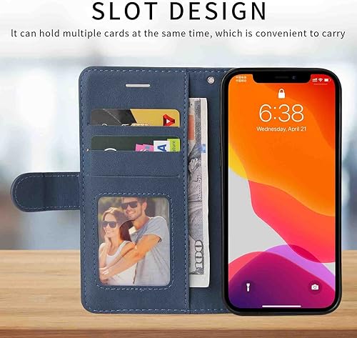 Miniatura 2 de Fansipro Funda tipo cartera para Samsung Galaxy A32 4G, piel sintética de alta calidad, ajuste delgado, para Galaxy A32 4G, 2 ranuras para tarjetas,
