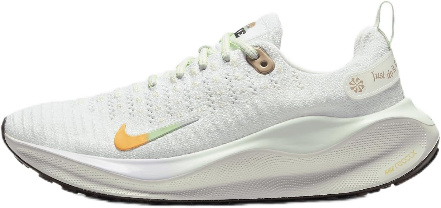 Nike InfinityRN 4 Women's Road Running Shoes (HF5730-191, White/Sail/Vapor Green/Multi-Color) Size 6