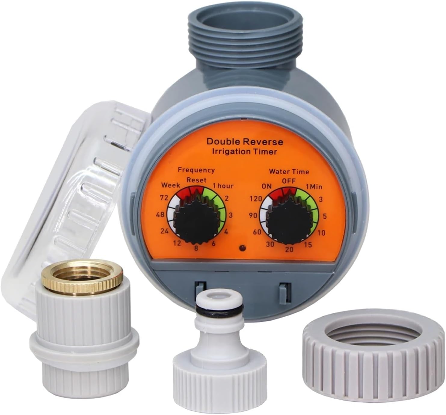 自動給水 LCD ディスプレイ ボールバルブ タイマー 電子コントローラー 家庭用 屋外 防水 ドリップシステム ガーデン 温室用