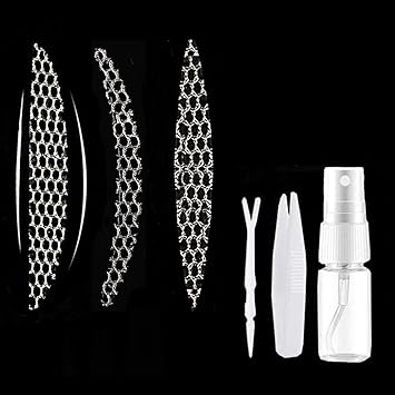 Amazon Shefun メッシュ アイテープ 380枚 水で貼る 二重まぶた 両面 網目 二重テープ 二重 目立たない ふたえテープ メッシュテープ 極細 自然 二重テープ 3typejp173 楕円 Shefun 二重まぶたグッズ 通販