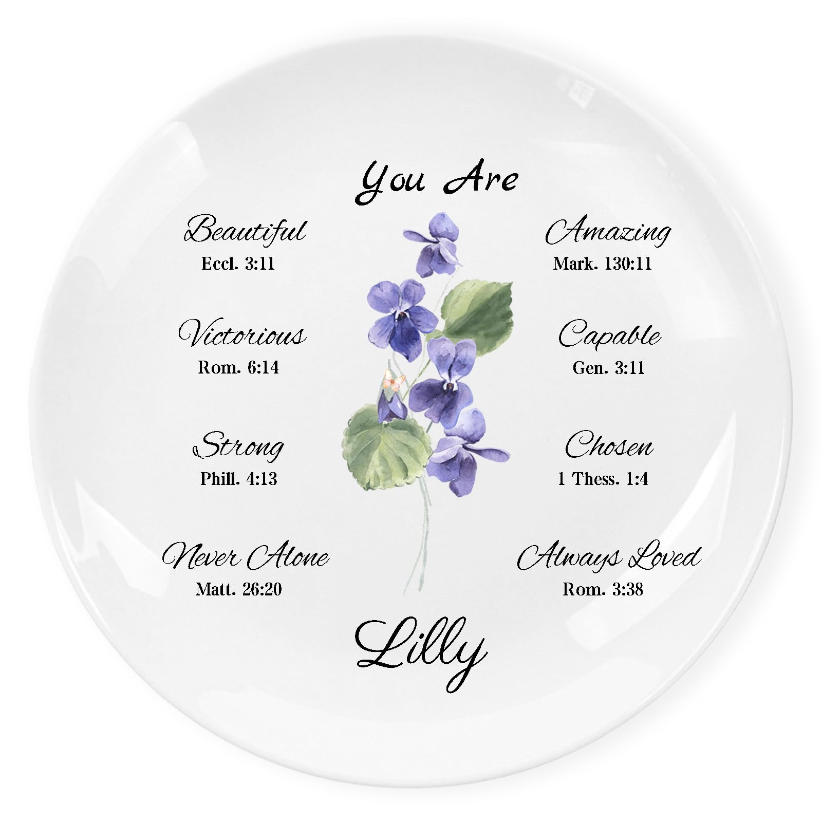 Personalized Jewelry Dish, Handmade Ceramic Ring Holder for Women, Ring Holder Dish Jewelry Plate Tray for Mom, Mothers Day, Birthday, Anniversary, Christmas, Thanksgiving - Remember I Love You Mom