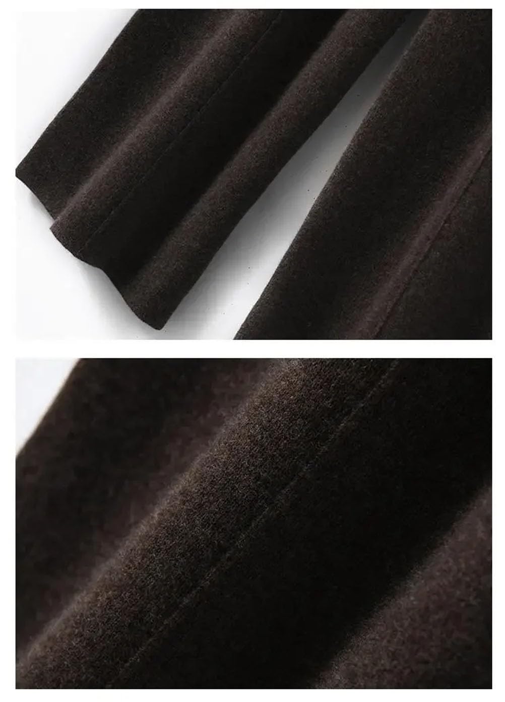 Pantaloni casual da donna lavorati a maglia ad alta resistenza a vita alta con coulisse slim fit gamba larga pantaloni a lunghezza intera