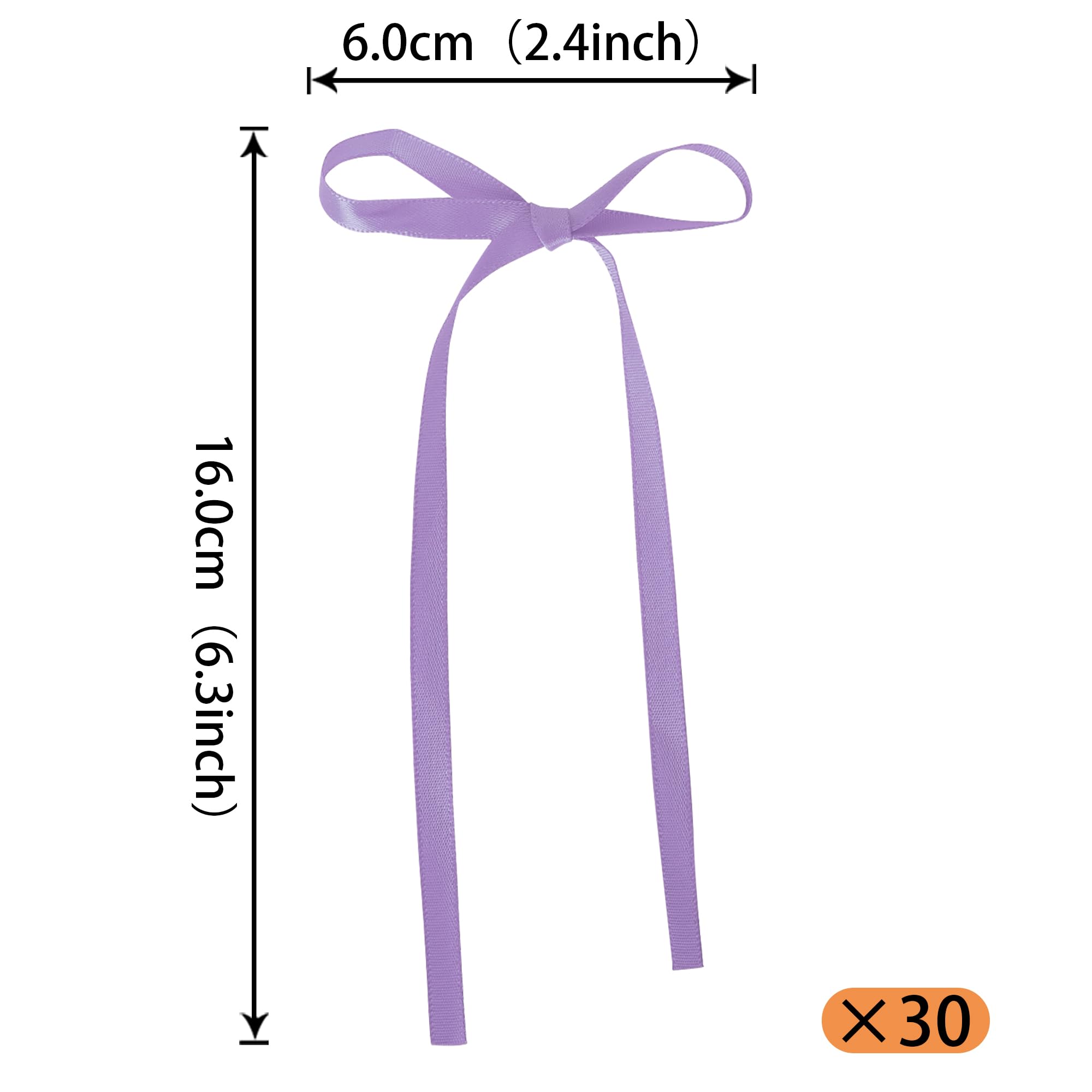 30 PCS Bow Cupcake Toppers Bowknot Ribbons Bow Girls Birthday Cake Decorations Bow Cake Toppers Bowknot Cupcake Picks for Wedding Bridal Birthday Anniversary Baby Shower Party Supplies Purple