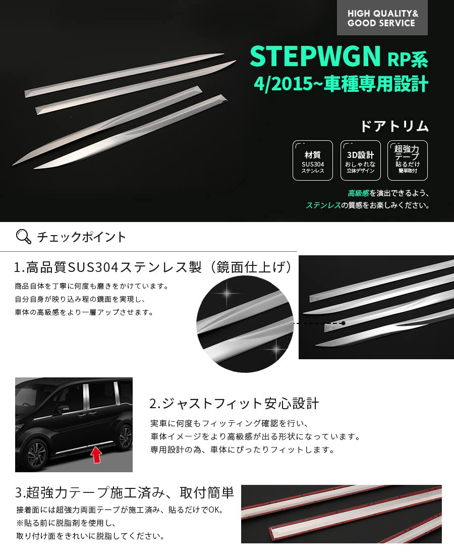 Amazon | BM ホンダ ステップワゴン RP系 RP1/2/3/4 （H27.4～現行