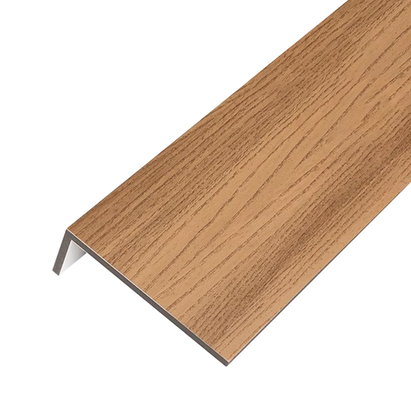 Window Sill Cover, Wood Grain Finish, Cuttable Nosing for Bay Window and Living Room, Durable Capping Board for Home and Office