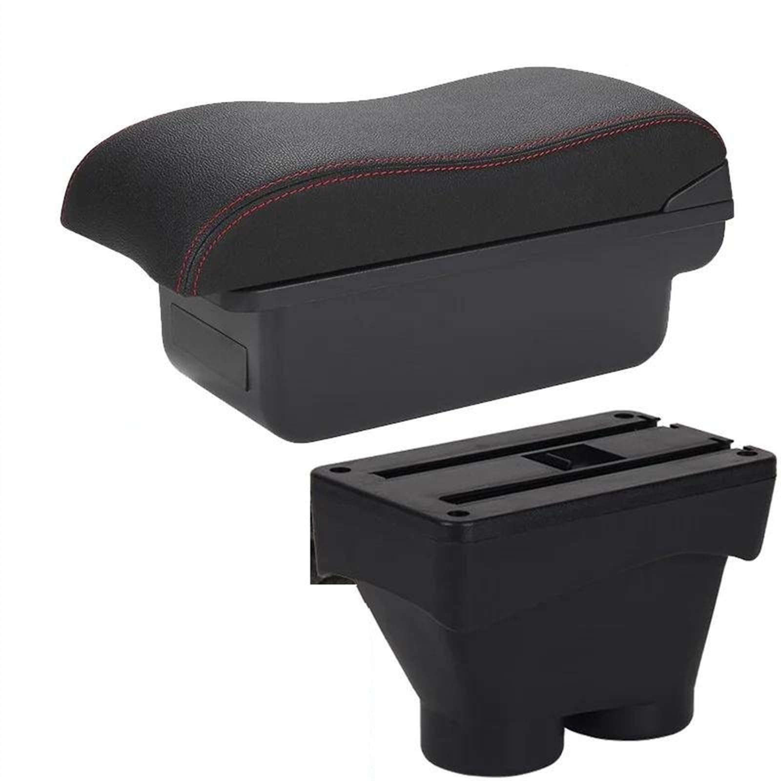 YSDSLS Armrest Box With Multifunctional Support PU Upholstered Car Interior Modification Accessories For Peugeot 208 2012-2018