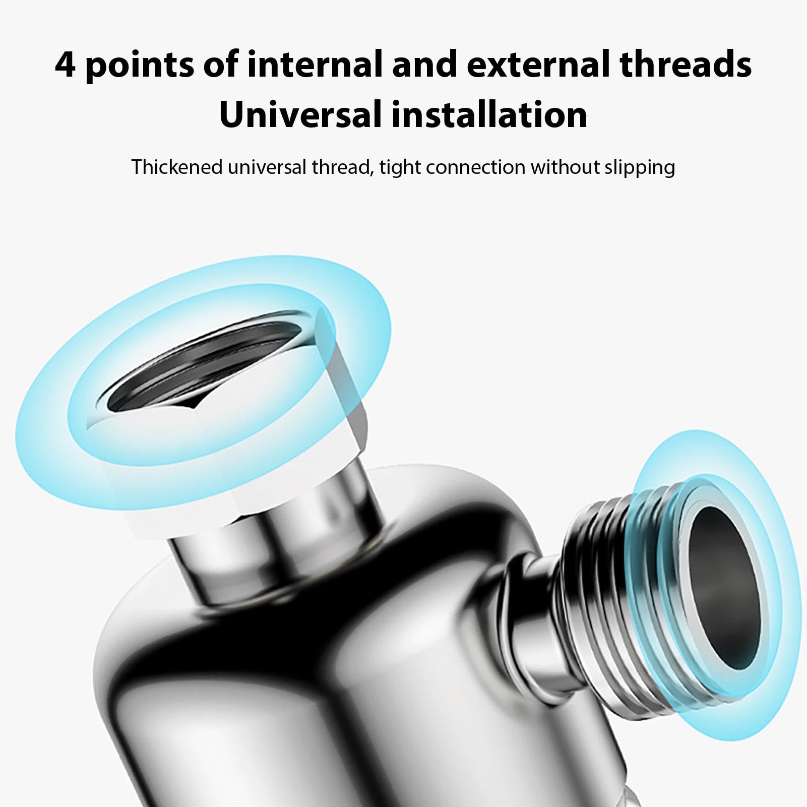 Lecreatekit Filtro Scaldabagno Per Tubi, 1/2 Pollice In Acciaio Inox Da 40 M Per Tubo Dell'acqua, Flusso D'acqua Ininterrotto Rimuove Sostanze Nocive - 10