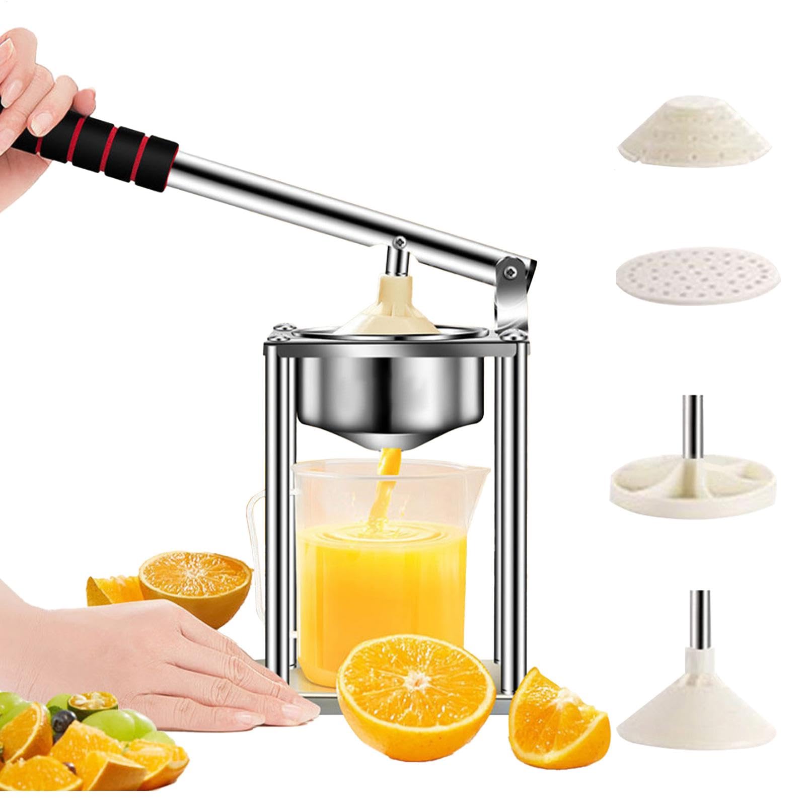 Exprimidor Manual Prensa exprimidor de frutas portátil accionado a mano sin