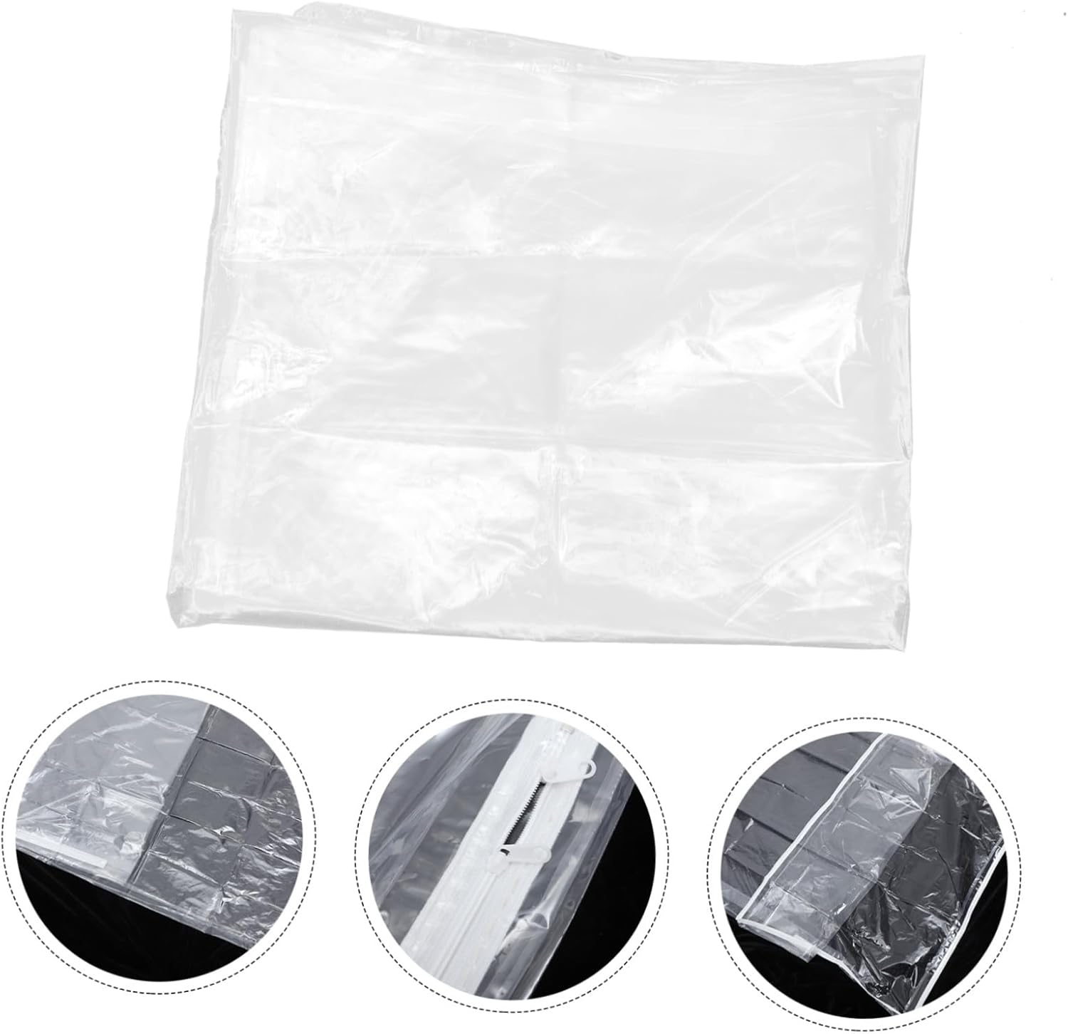 Healifty 4pcs Zipper Mattress Cover Protector Breathable Bed Encasement for Mattresses Keeps Dust and for Clean and Comfortable Sleep