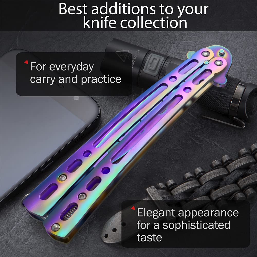 Butterfly Knife Trainer Balisong Trainer Practice Butterfly Knife