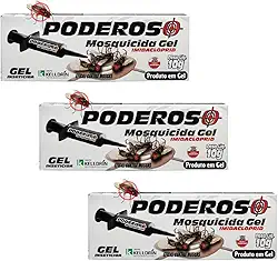 Mosquicida Gel Poderoso Bisnaga Com 3 Caixas Elimina Moscas
