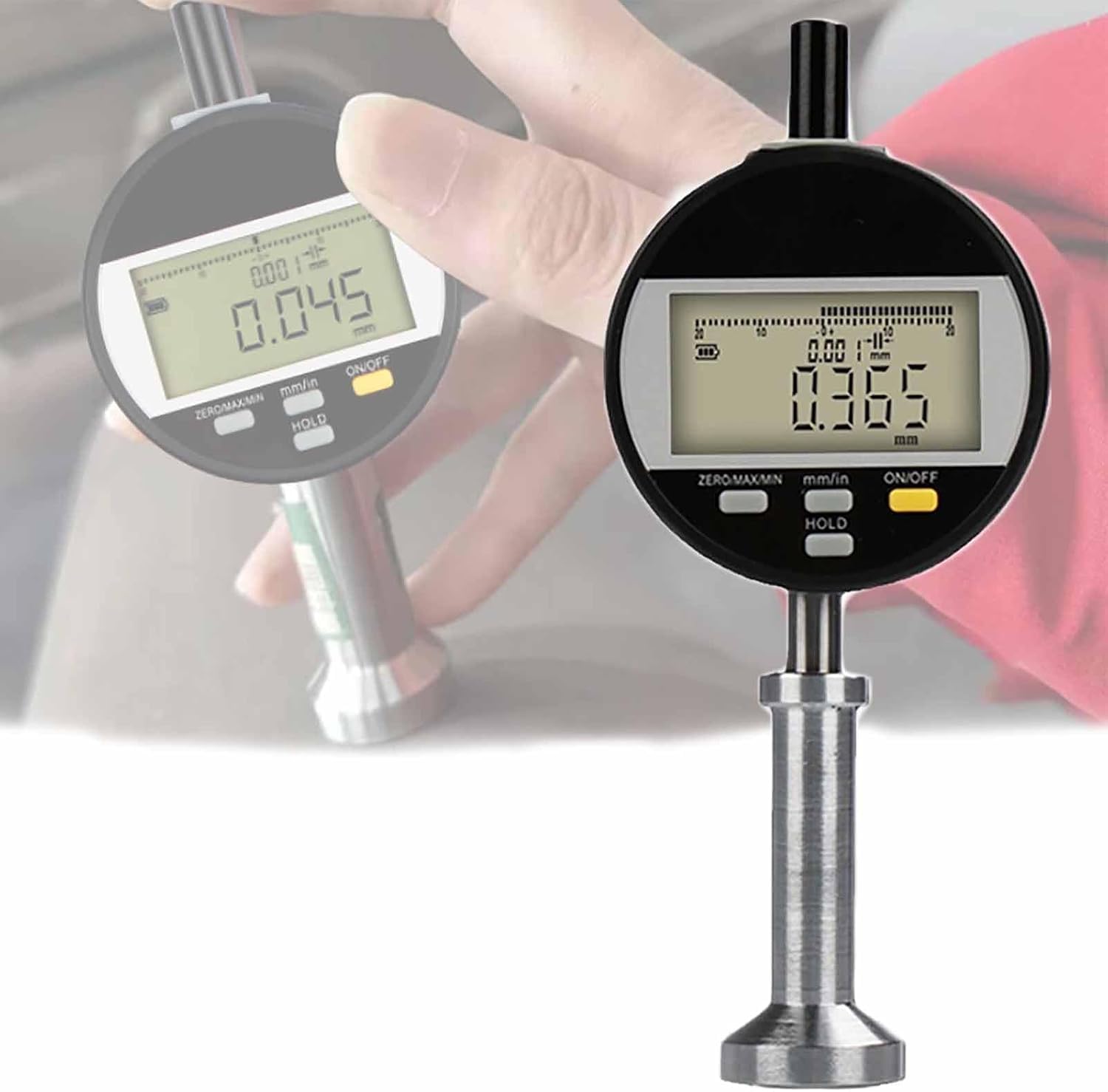 Medidor De Rugosidad De Superficies Portátil, Medidor Digital De Rugosidad De Superficies De 0-6,5 Mm con Pantalla LCD Y Precisión De Medición De ±0,003 Mm, Convertible Entre Unidades Métricas E