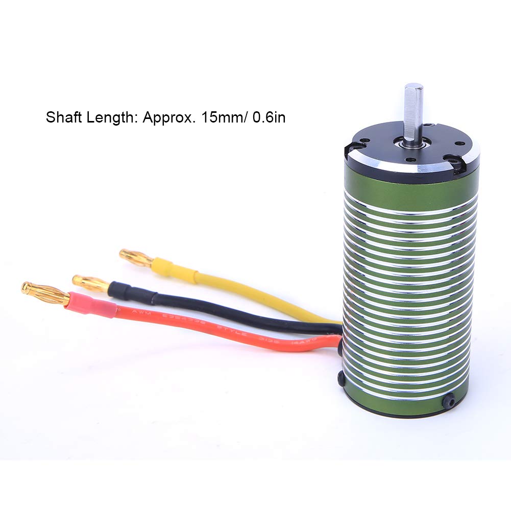 Bezszczotkowy Silnik RC, 3674 1650KV RC Silnik Samochodowy Aluminiowa Obudowa Odporny na Ciepło Silnik Elektryczny RC Akcesoria RC Pasujące do 1/8 RC Boat